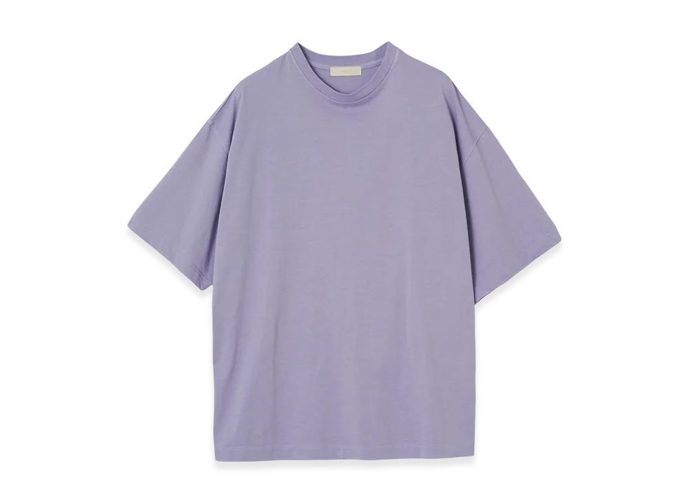 YOKE Recycled Suvin Cotton Jersey Yoke T-Shirt Short Sleeves "Lavendor"
