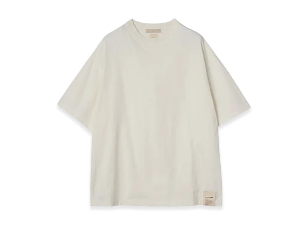 YOKE Brewed Protaintm Blend Cotton Jersey Yoke T-Shirt "Off White"
