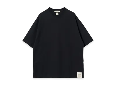 YOKE Brewed Protaintm Blend Cotton Jersey Yoke T-Shirt "Black"