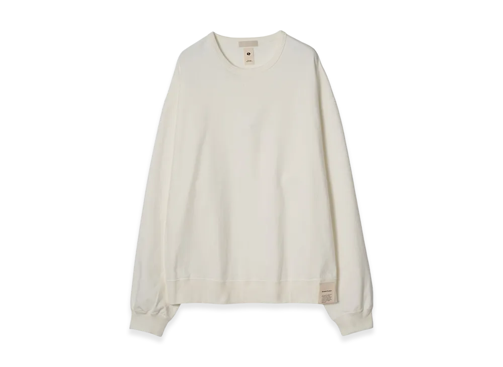 YOKE Brewed Protaintm Blend Cotton Fleece Yoke Sweat "Off White"