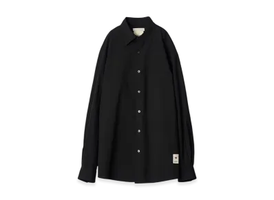 YOKE Brewed Protein Blend Cotton Regular Collar Shirt "Black"