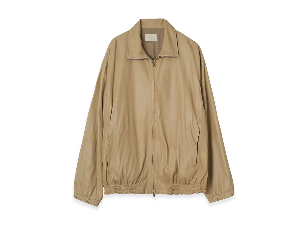 YOKE Sheep Suede Nappalan Leather Training Jackt "Khaki"