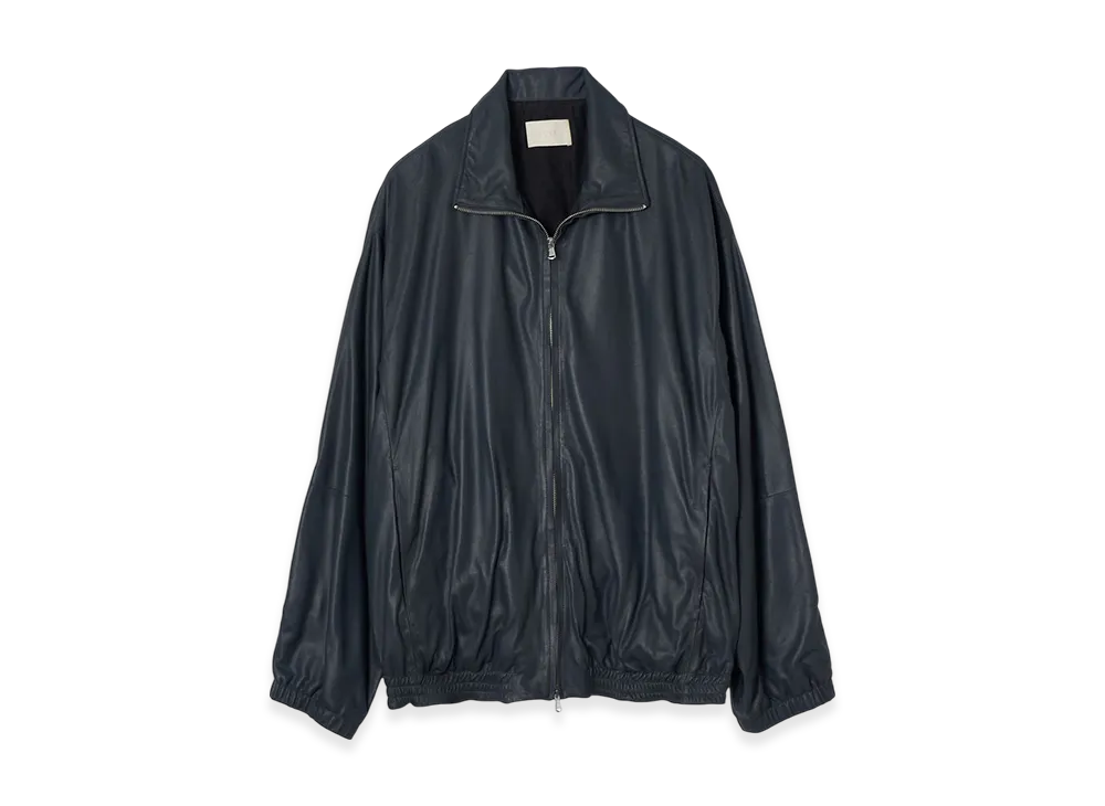 YOKE Sheep Suede Nappalan Leather Training Jackt "Peacock"