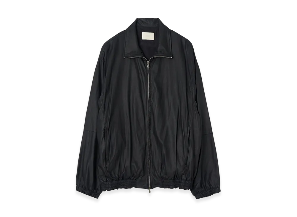 YOKE Sheep Suede Nappalan Leather Training Jackt "Black"