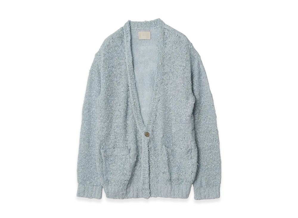 【YOKE 25SS 新品】LINEN LOOP SLUB CARDIGAN YOKE Linen Loop Slub Cardigan 