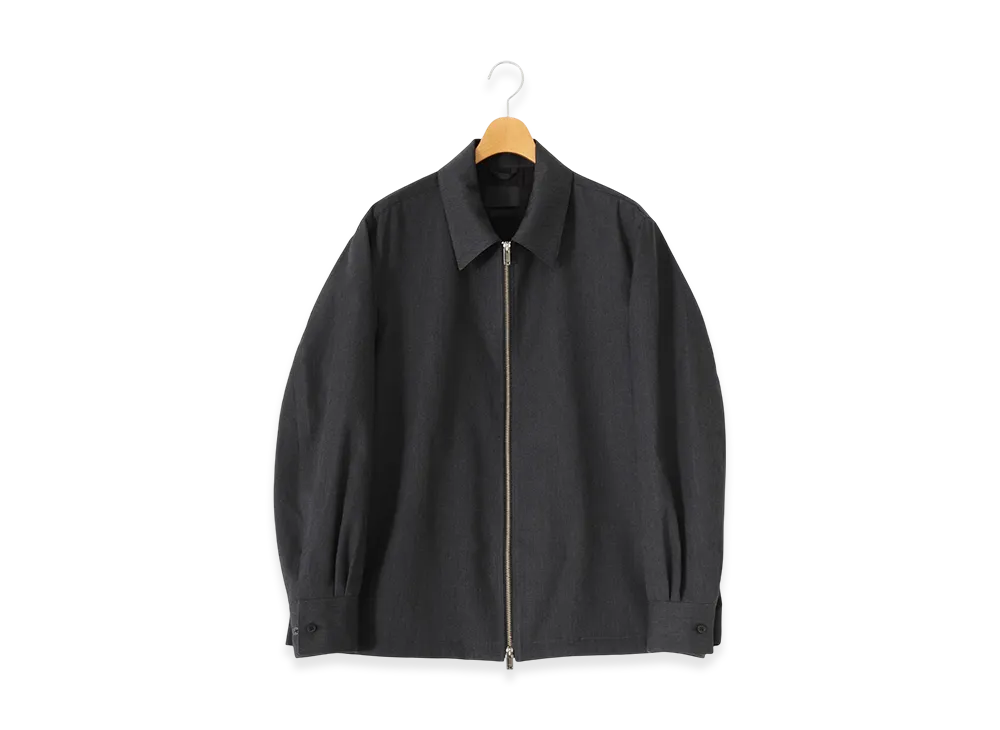 YOKE Front Zip Shirt Blouson "Charcoal"