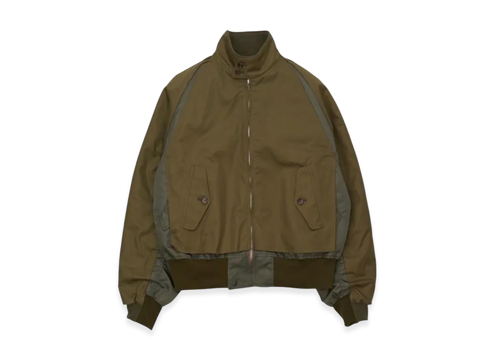 YOKE Connected Harrington Flight Jacket "Beige"