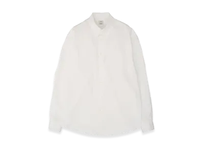 YOKE Suvin Gold Cotton Poplin Loose Fit Shirt "White"