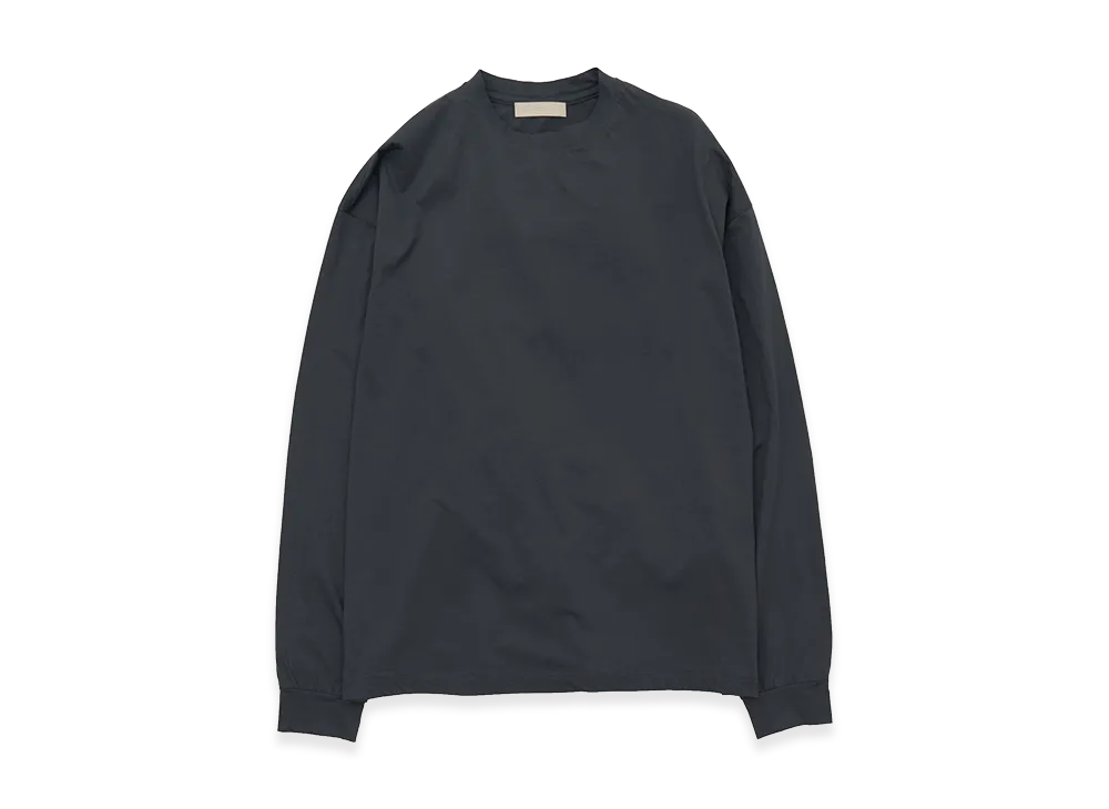 YOKE Suvin Cotton Yoke T-Shirt Long Sleeves "Steel Gray"