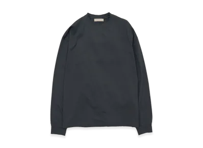 YOKE Suvin Cotton Yoke T-Shirt Long Sleeves "Steel Gray"