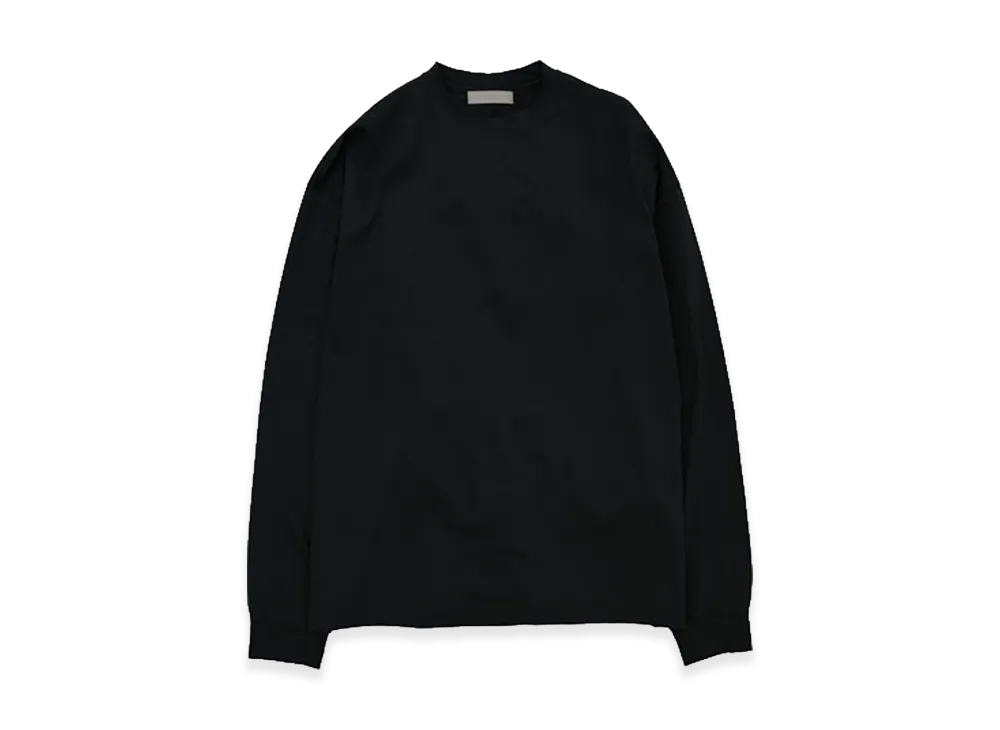 YOKE Suvin Cotton Yoke T-Shirt Long Sleeves "Black"