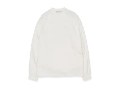 YOKE Suvin Cotton Yoke T-Shirt Long Sleeves "White"
