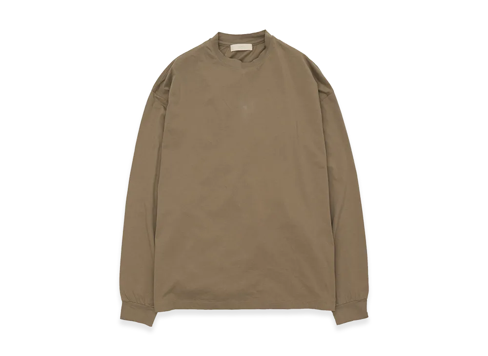 YOKE Suvin Cotton Yoke T-Shirt Long Sleeves "Sand"