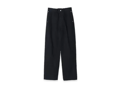 YOKE Denim Wide Straight Pants "Black"