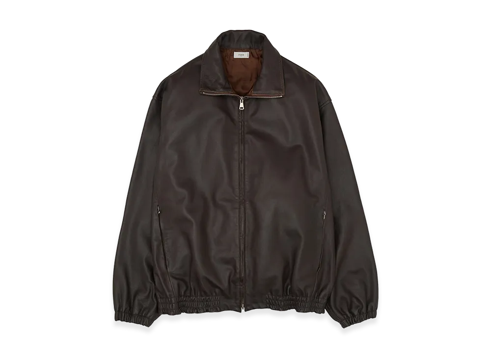 YOKE Carf Leather Truck Jacket "Brown"