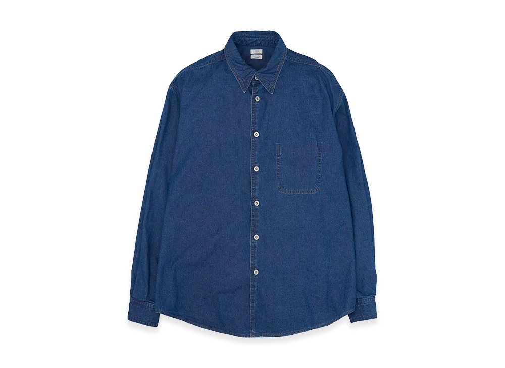 YOKE Vintage Washed Denim Shirt "Indigo"