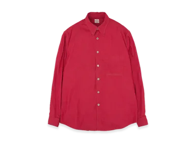 YOKE Vintage Washed Denim Shirt "Red"