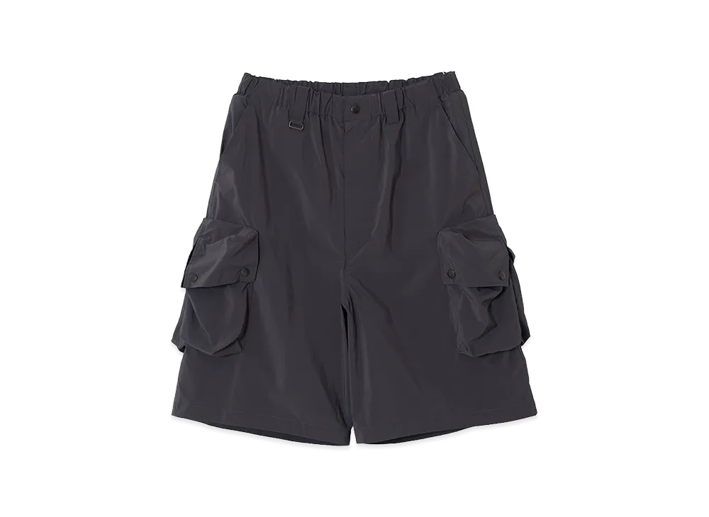 YOKE Nylon Twill Multi Pocket Utility Shorts 
