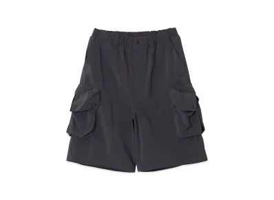 YOKE Nylon Twill Multi Pocket Utility Shorts "Gray"