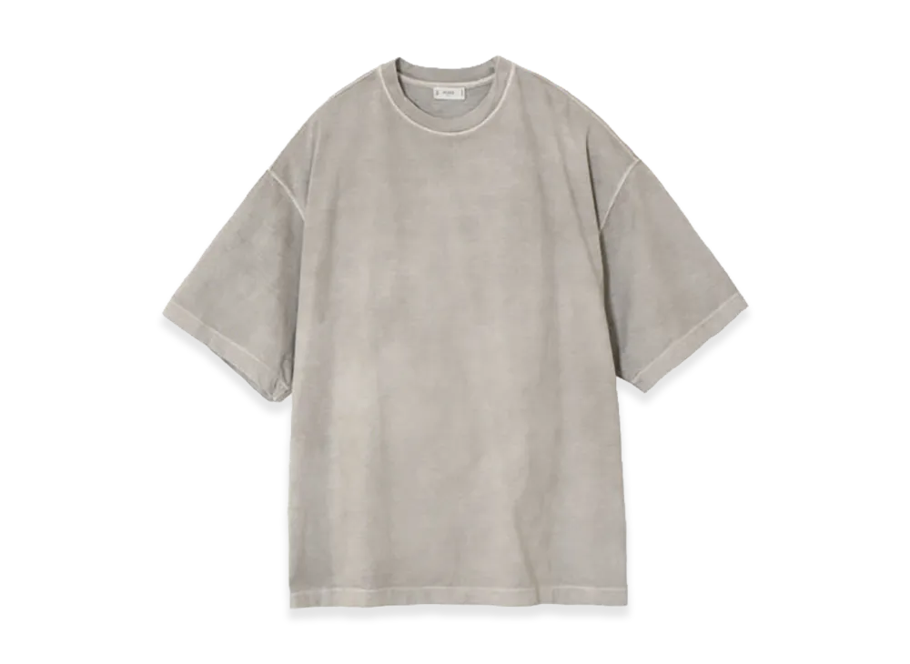 YOKE 40/2 Organic Cotton Garment-Dyed YOKE T-shirt 