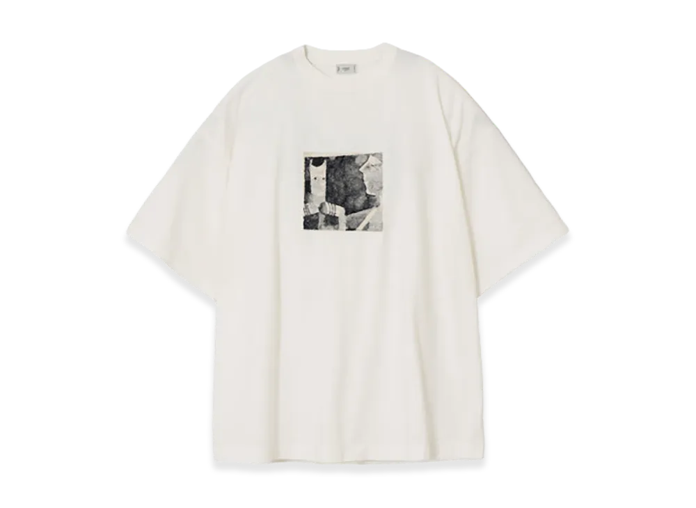 YOKE 40/2 Organic Cotton Embroidery T-shirt "White"