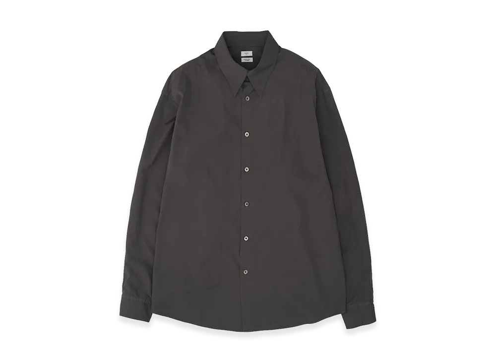 YOKE Suvin Cotton Relax Fit Shirt "Charcoal"