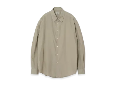 YOKE Suvin Cotton Relax Fit Shirt "Sand Beige"