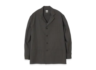 YOKE Wool Tropical Shirt Jacket "Gray"