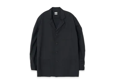 YOKE Wool Tropical Shirt Jacket "Charcoal"