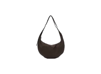 YOKE Nylon Circle Shoulder Bag "Dark Brown"