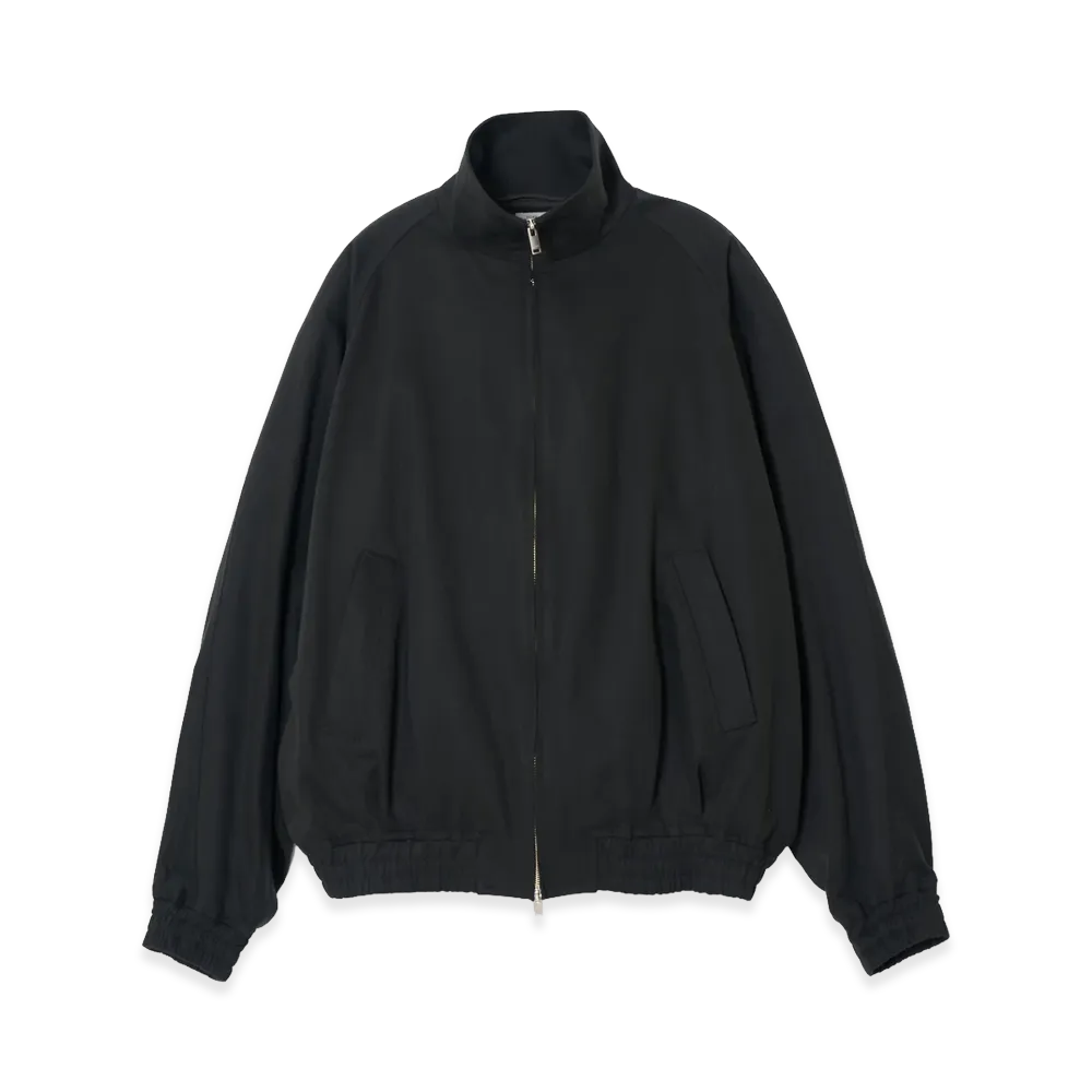 YOKE Tencel Cotton Twill Loosed Drizzer Jacket "Black"