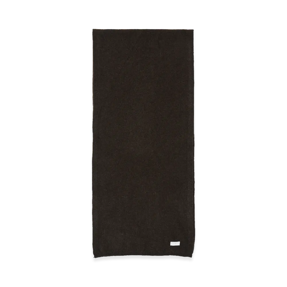 YOKE Cashmere Long Scarf "Brown"