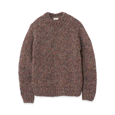 YOKE Women's 100Colors Hand-Knit Sweater "Mix"