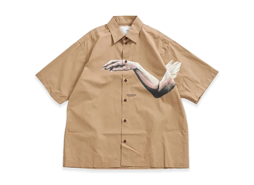 yoshiokubo S/S Shirts Check "Beige"