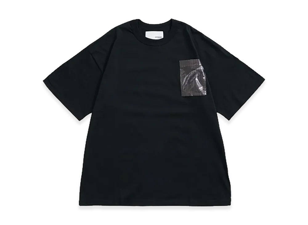 yoshiokubo Film Pkt Tee Check "Black"