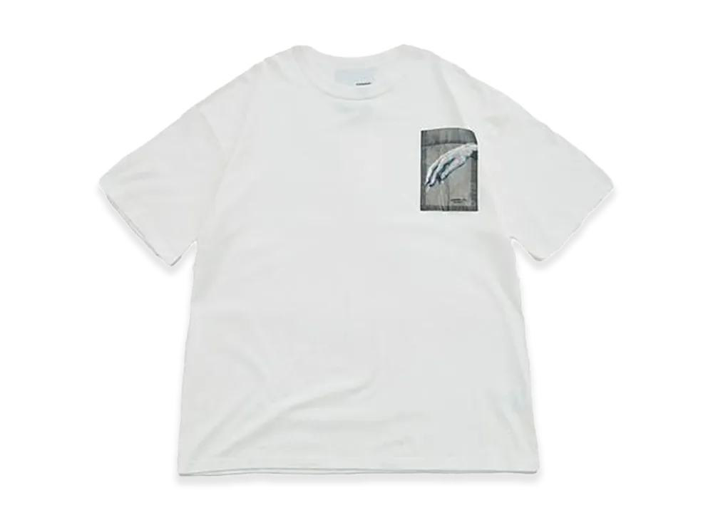 yoshiokubo Film Pkt Tee Check "White"