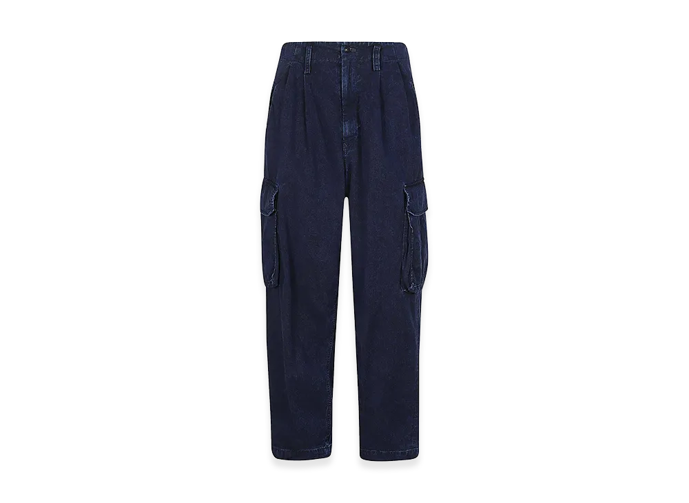 Yohji Yamamoto Women's U Cargo P "Medium Wash"
