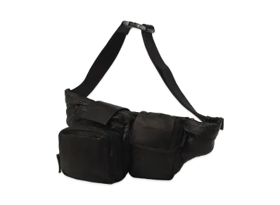 Y's Twisted Soft Leather Pocket Bag "Black"