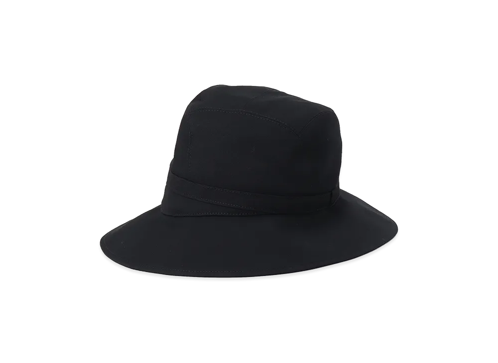 Y's Wool Gabardine Arranged Hat "Black"