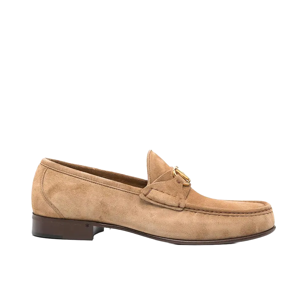 Valentino Garavani Leather Loafers "Beige"
