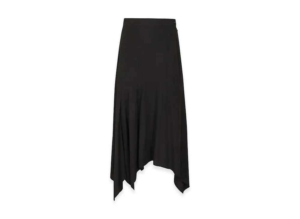 Yohji Yamamoto Women's Canvas Skirt "Black"