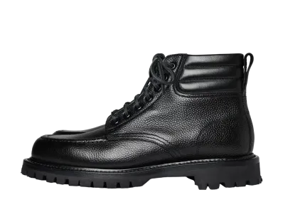 YUKETEN Salvia Boots Full Grain Palermo Leather "Pale Black"