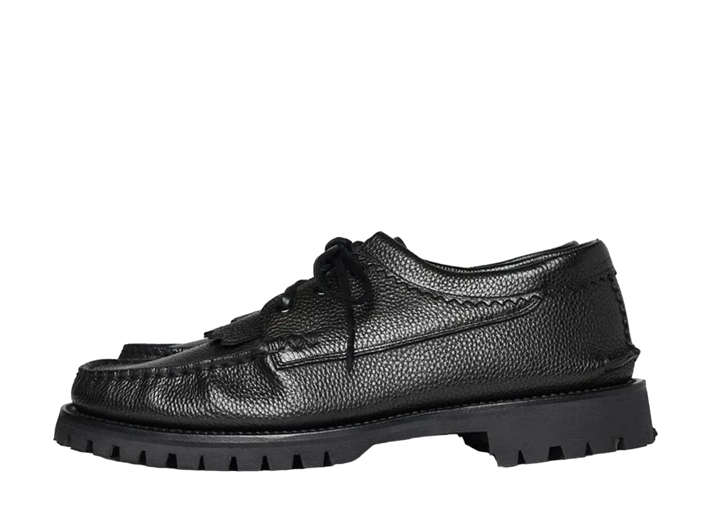 YUKETEN Blucher Cortina Sole Full Grain Palermo Leather "Pale Black" E