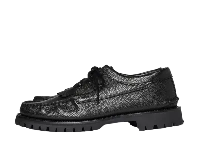 YUKETEN Blucher Cortina Sole Full Grain Palermo Leather "Pale Black" E