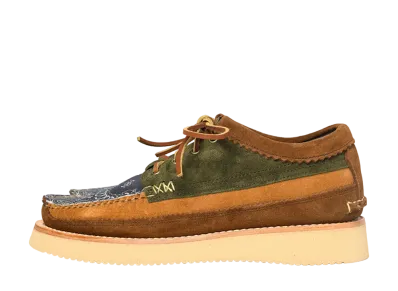 YUKETEN Maine Guide Ox DB 2021 Opera’s Bandana Printed Suede + Full Grain Flesh-Out Leather "Bandana Quatro" E