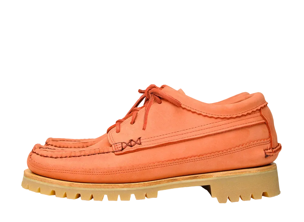 YUKETEN Maine Guide Ox with Lug Sole Horween Nubuck Leather "Red" E