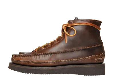 YUKETEN Maine Guide DB Lace to Toe Boots 2021 Horween’s Full-Grain Chromexcel Pull-Up Leather "Dark Brown" E