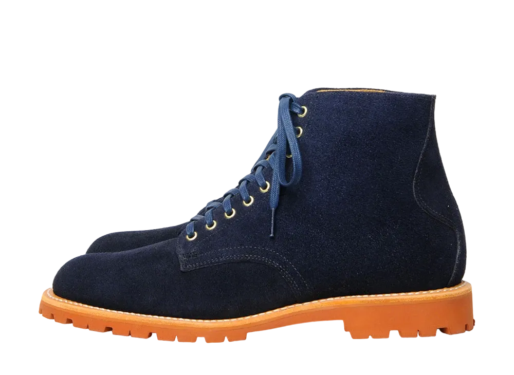 YUKETEN Eric Flesh-Out Full Grain Leather "Navy" E