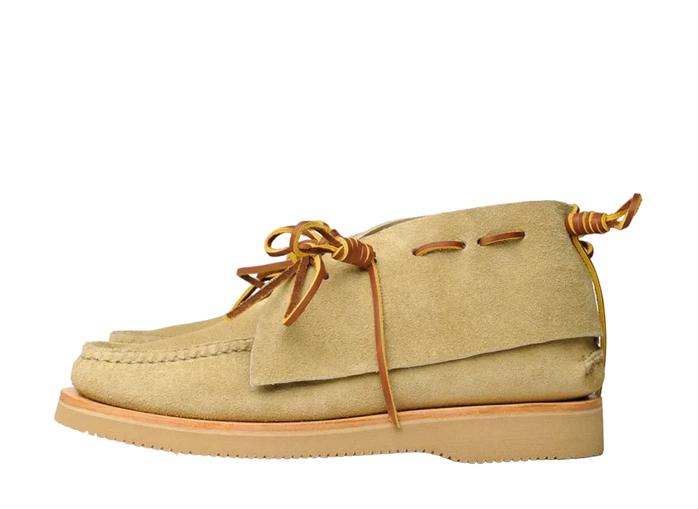 YUKETEN 8 Pig Tails Chukka 2060 Horween Full Grain, Flesh-Out Leather "Khaki" E