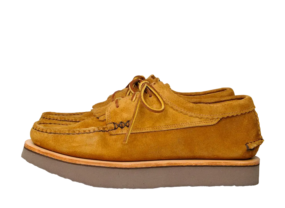 YUKETEN Blucher Rocker with Kiltie Opera’s Full Grain Flesh-Out Leather "Brown" E
